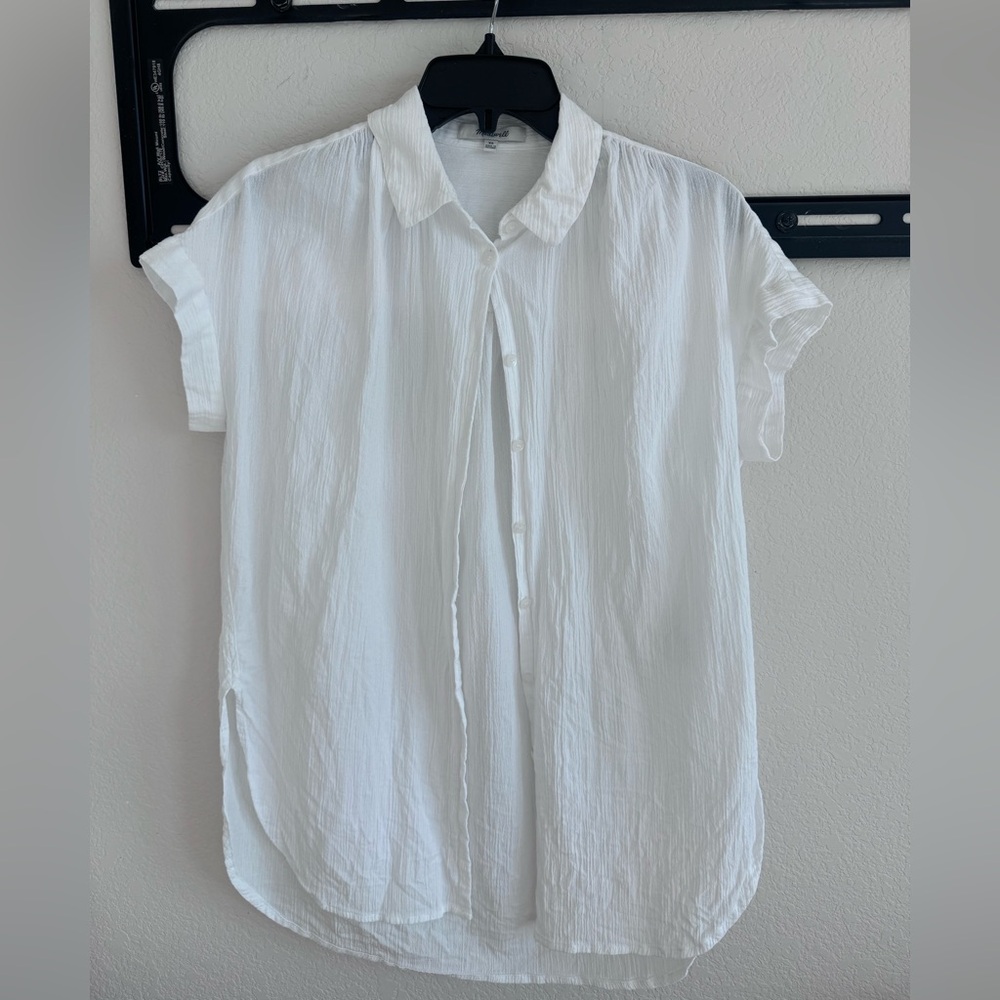 Madewell Crinkle Gauze Tunic sz XS
